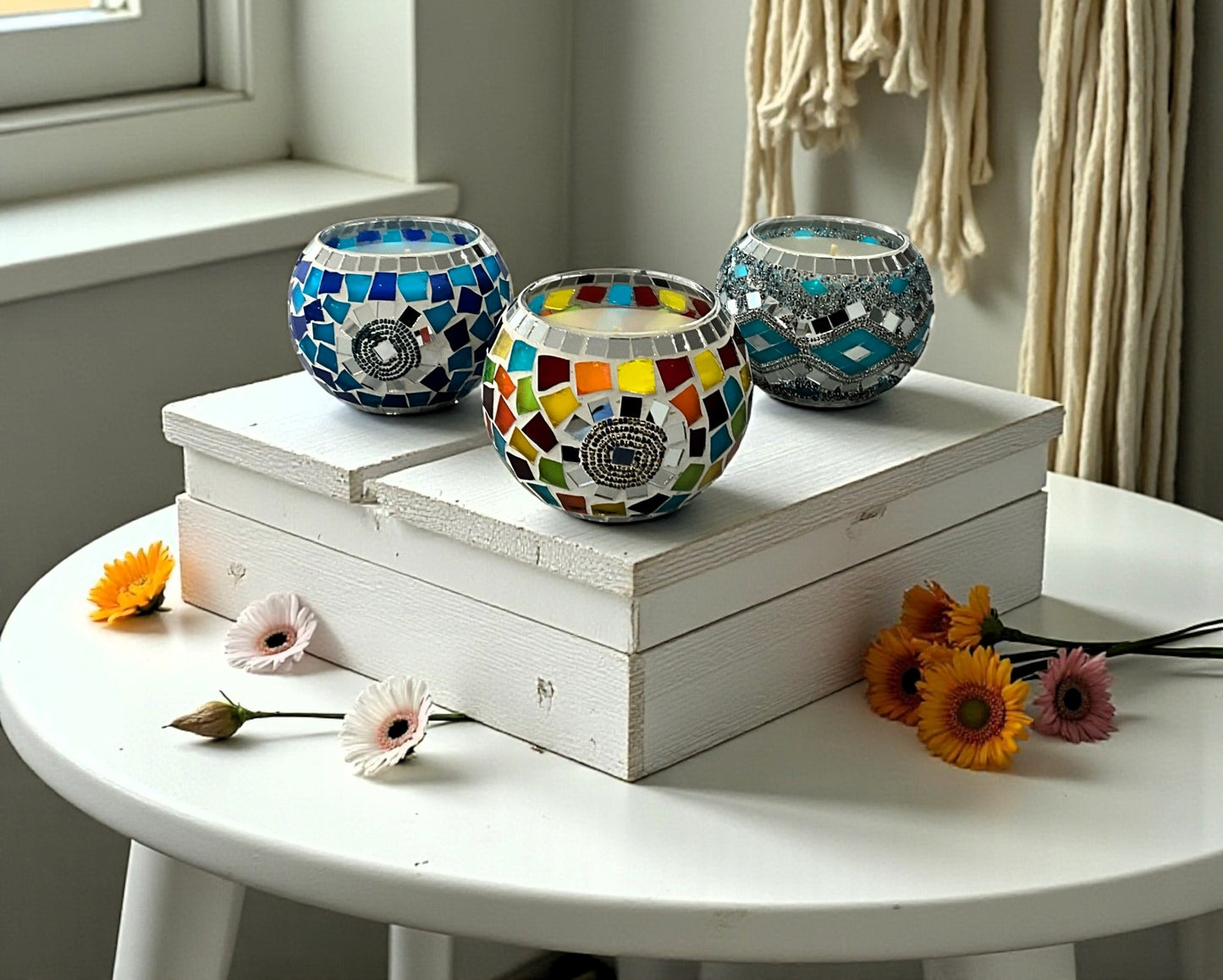 Whisper Pleasures Mosaic Candle – 10oz Luxe Candle