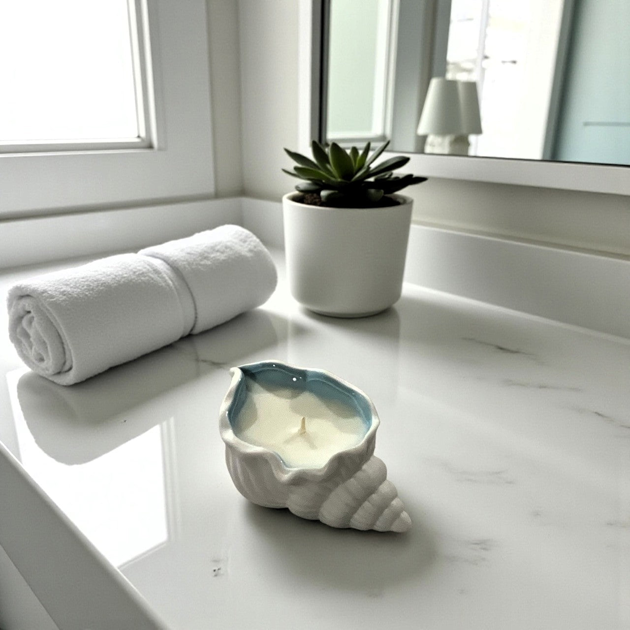 Whisper Pleasures Seashell Candles 6oz