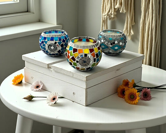 Whisper Pleasures Mosaic Candle – 10oz Luxe Candle